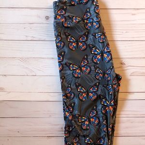 Custom autism awareness butterflies leggings